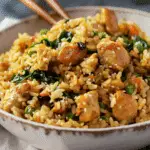 Sesame Chicken Fried Rice