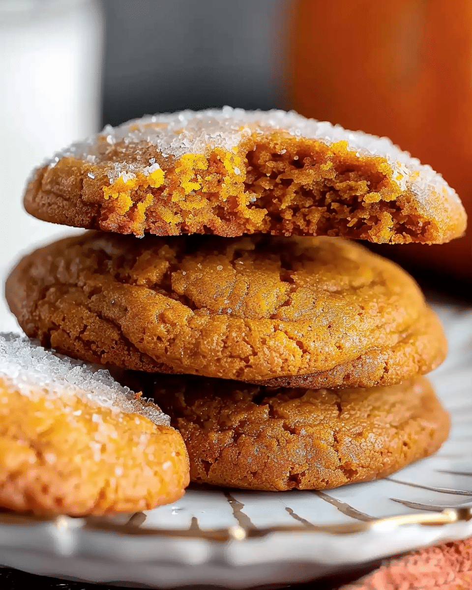 Simple Pumpkin Cookies Made With Yogurt