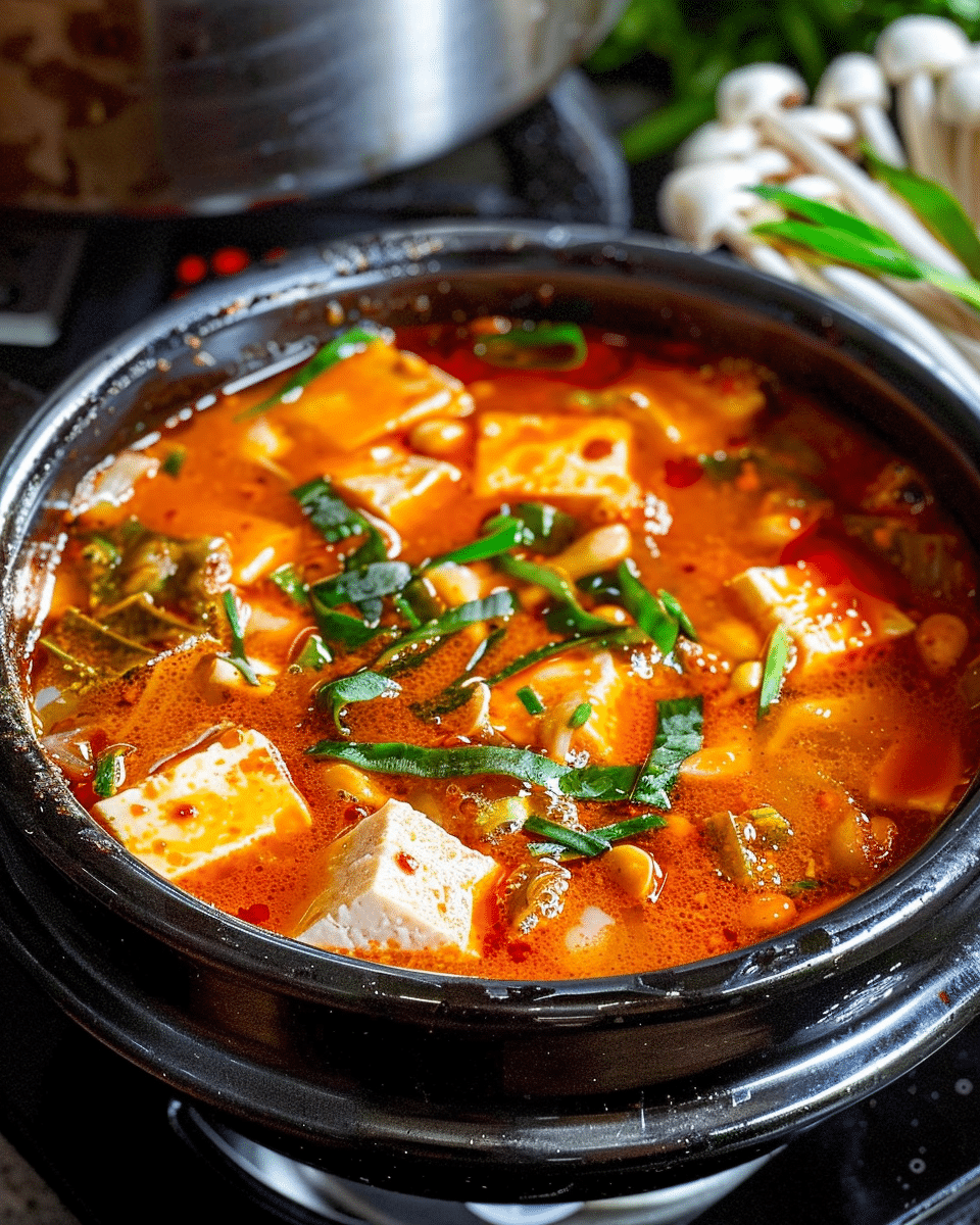 Soondubu Jjigae | Spicy Korean Soft Tofu Soup