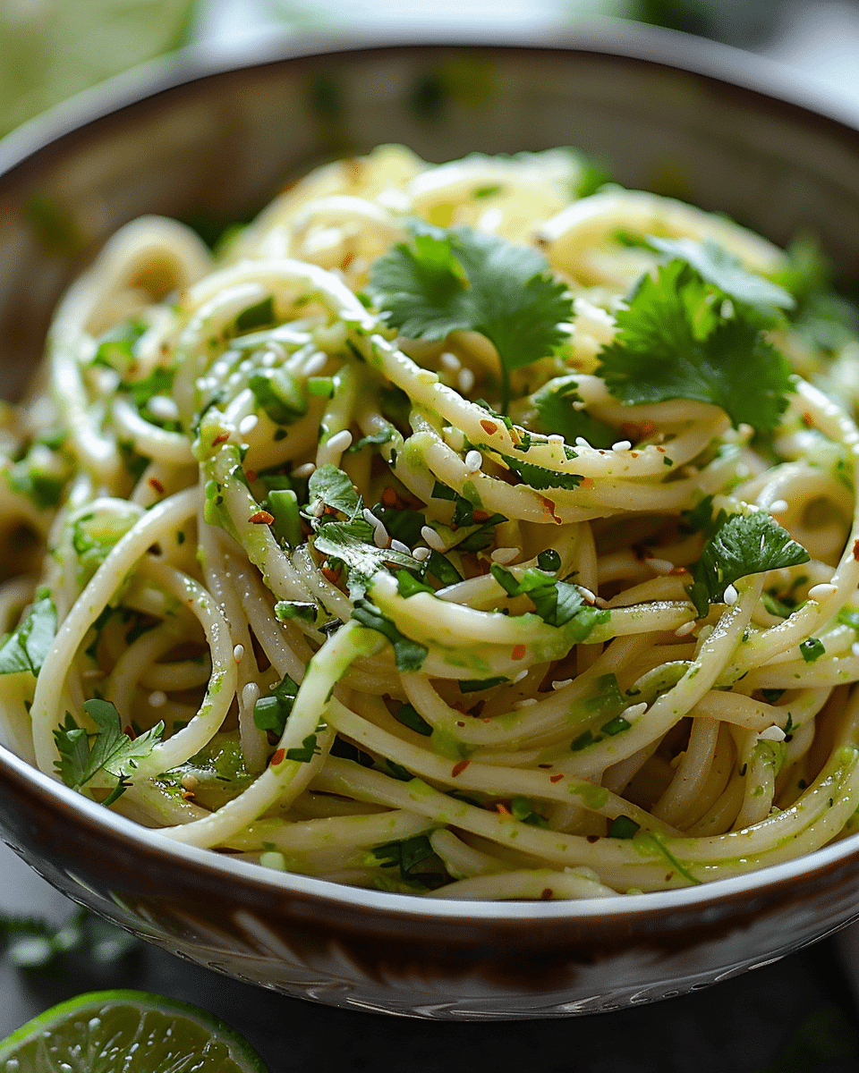 Cilantro Lime Noodles