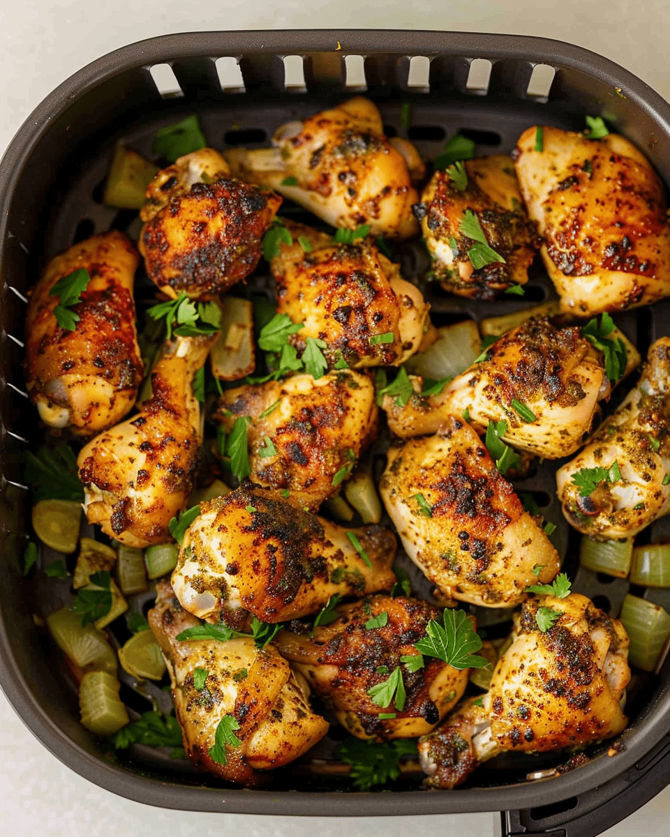 Air Fryer Cajun Chicken Traybake