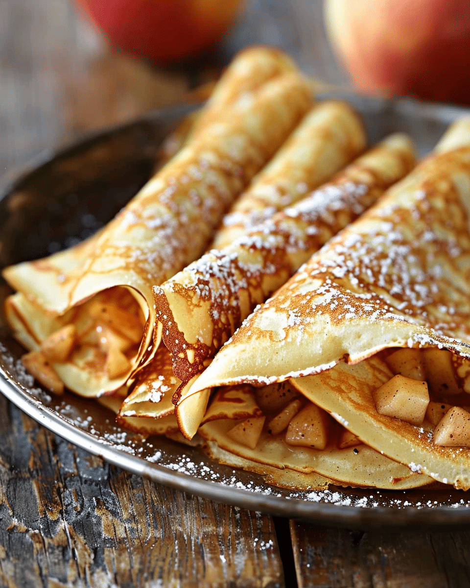 Apple Pie Crepes
