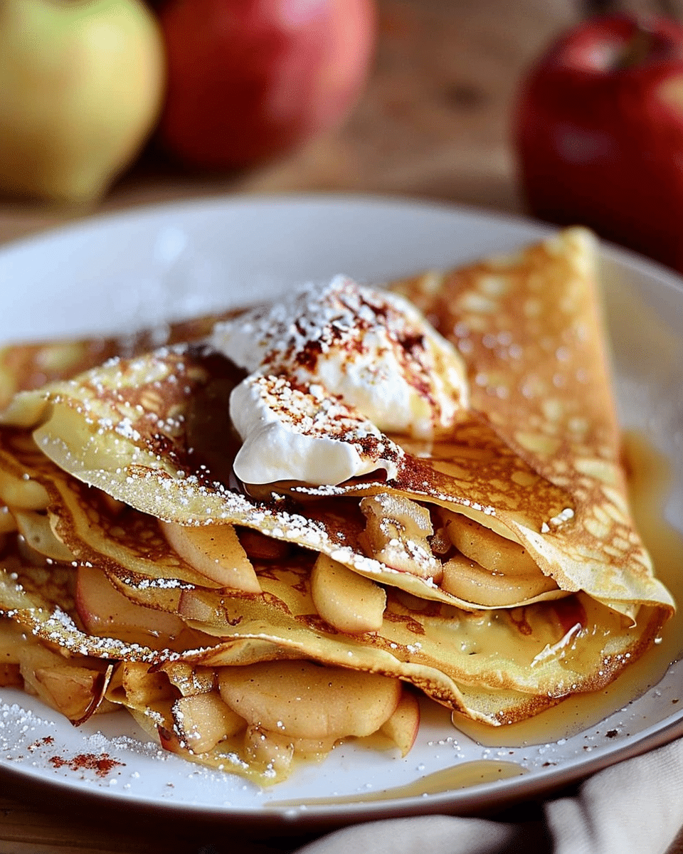 Apple Pie Crepes