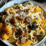 Autumn Sausage Pasta Squash for a Cozy Weeknight Feast