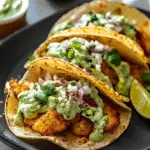 Baja Fish Tacos with Avocado Crema