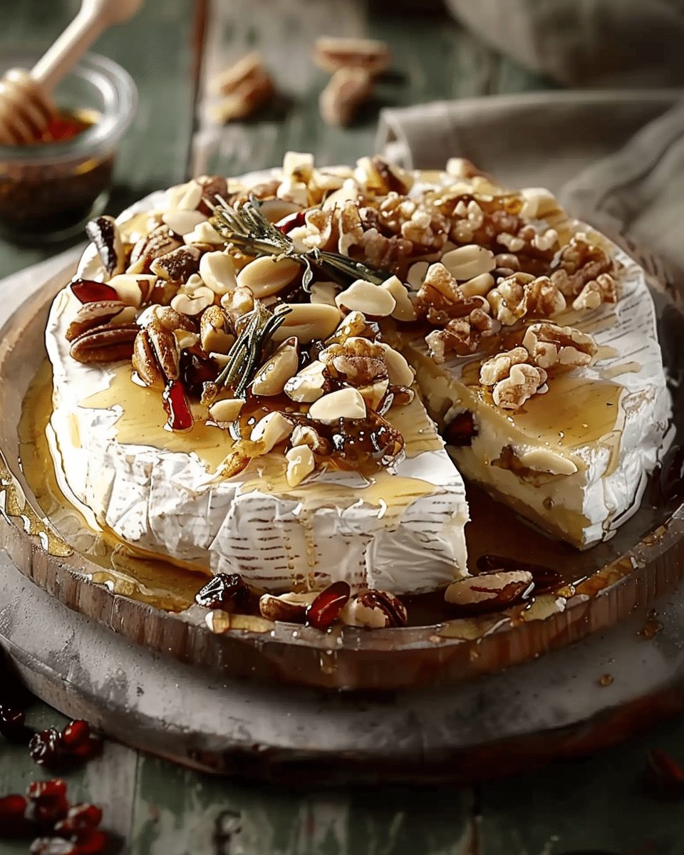 Bake Brie with Honey and Nuts for Irresistible Flavor Bliss