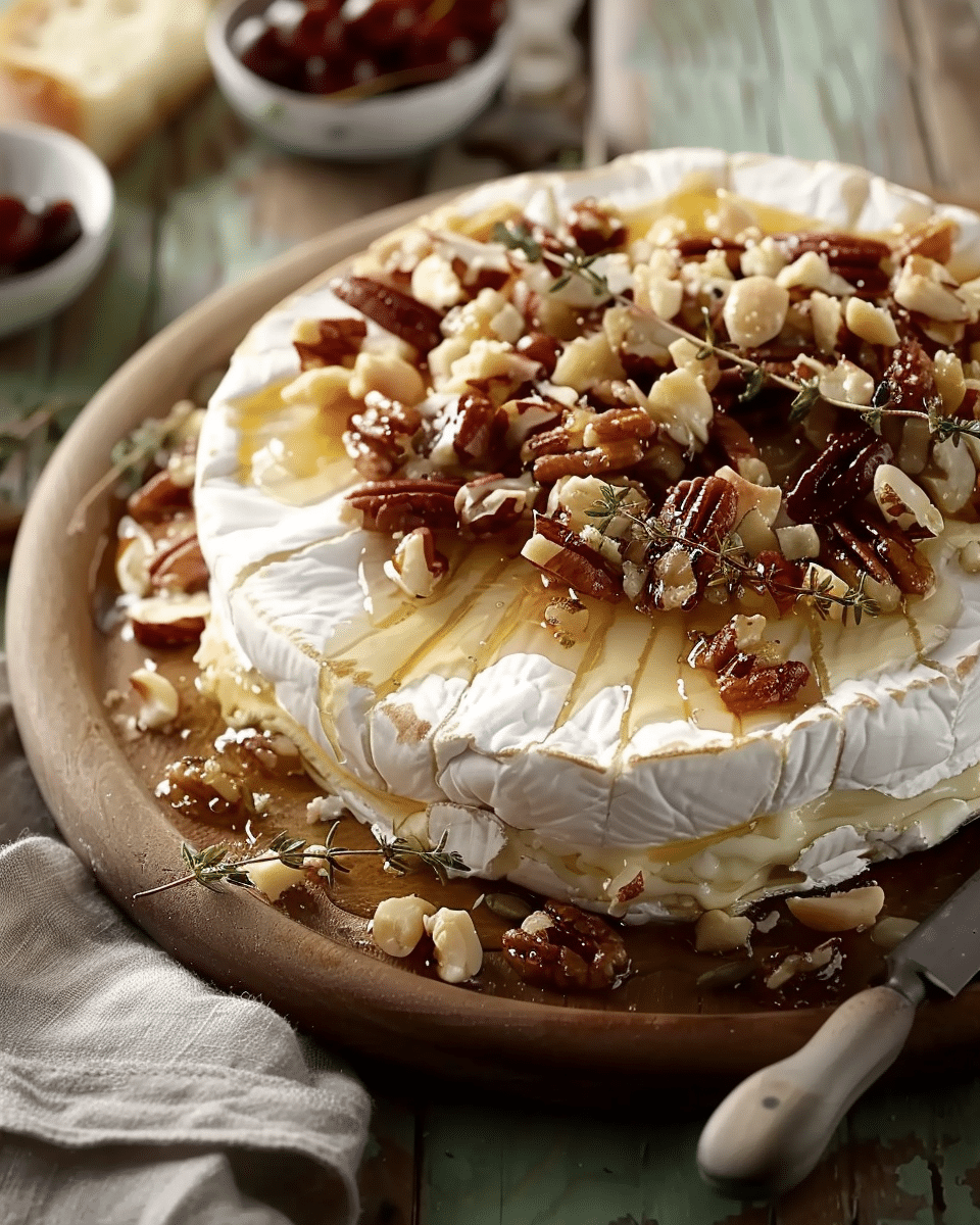 Bake Brie with Honey and Nuts for Irresistible Flavor Bliss