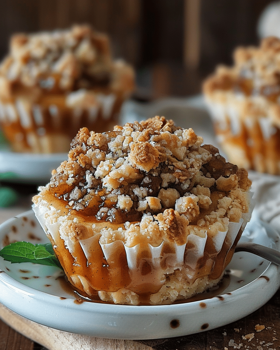 Baked Apple Crumble Cups