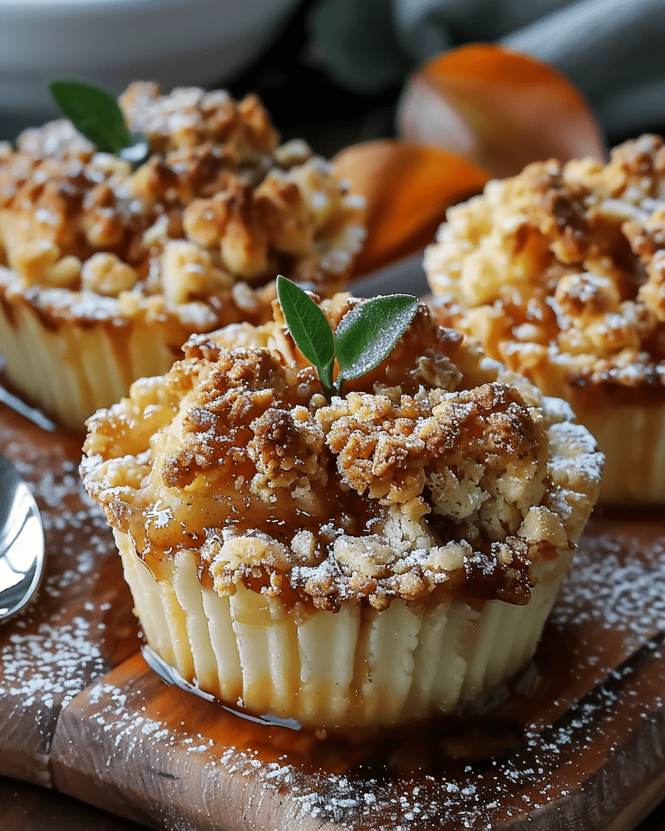 Baked Apple Crumble Cups