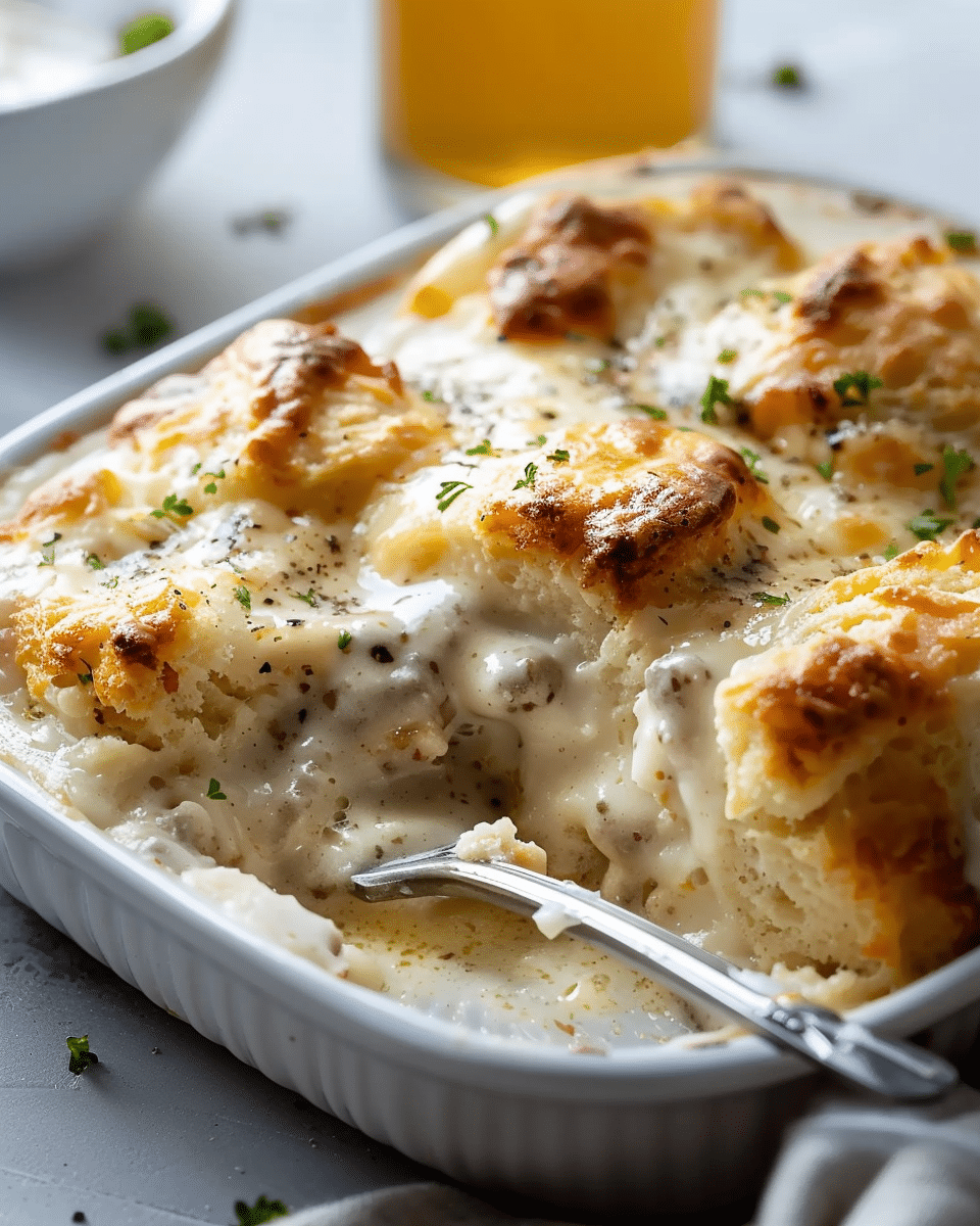 Biscuits and Gravy Casserole: The Ultimate Southern Comfort Bake
