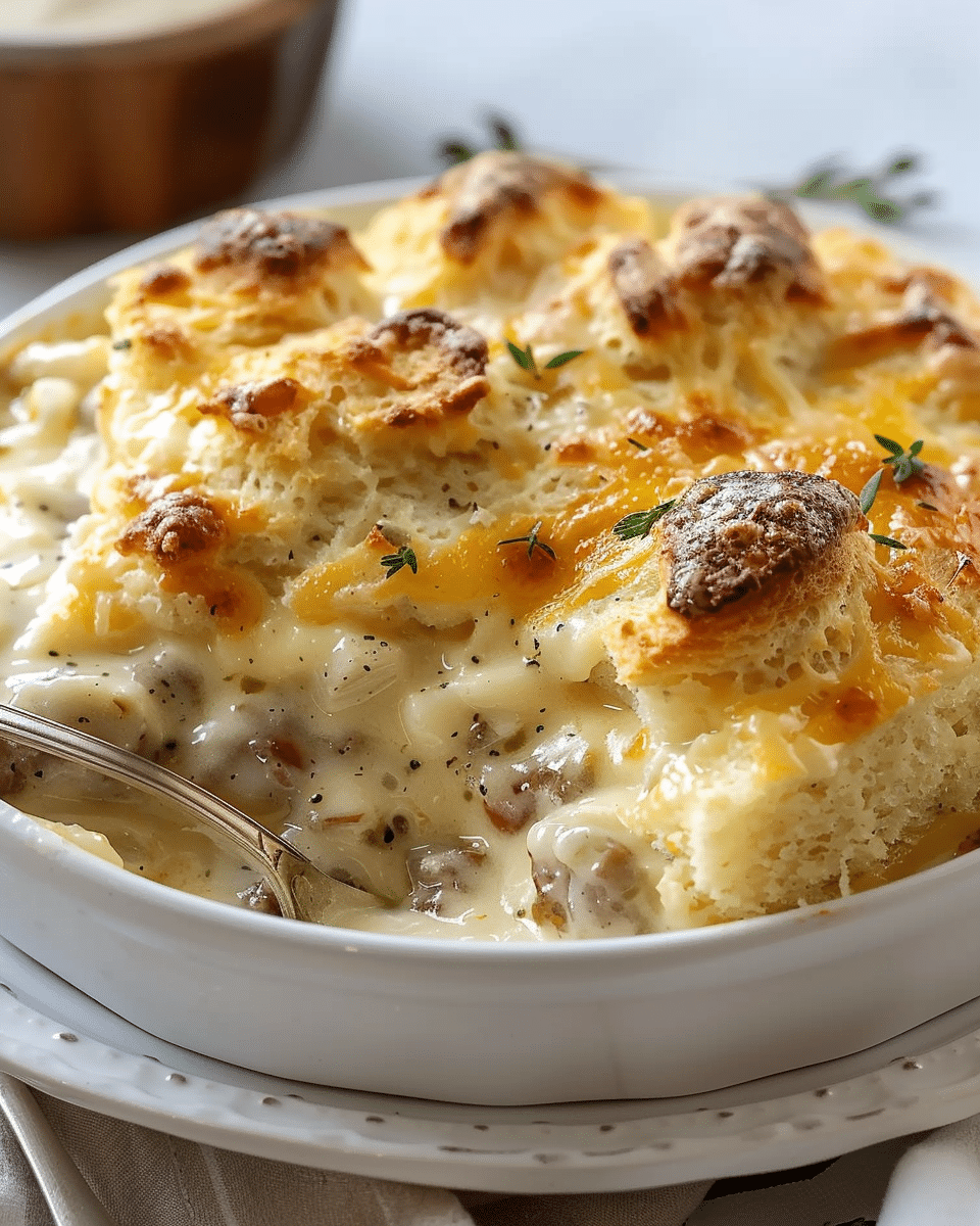 Biscuits and Gravy Casserole: The Ultimate Southern Comfort Bake