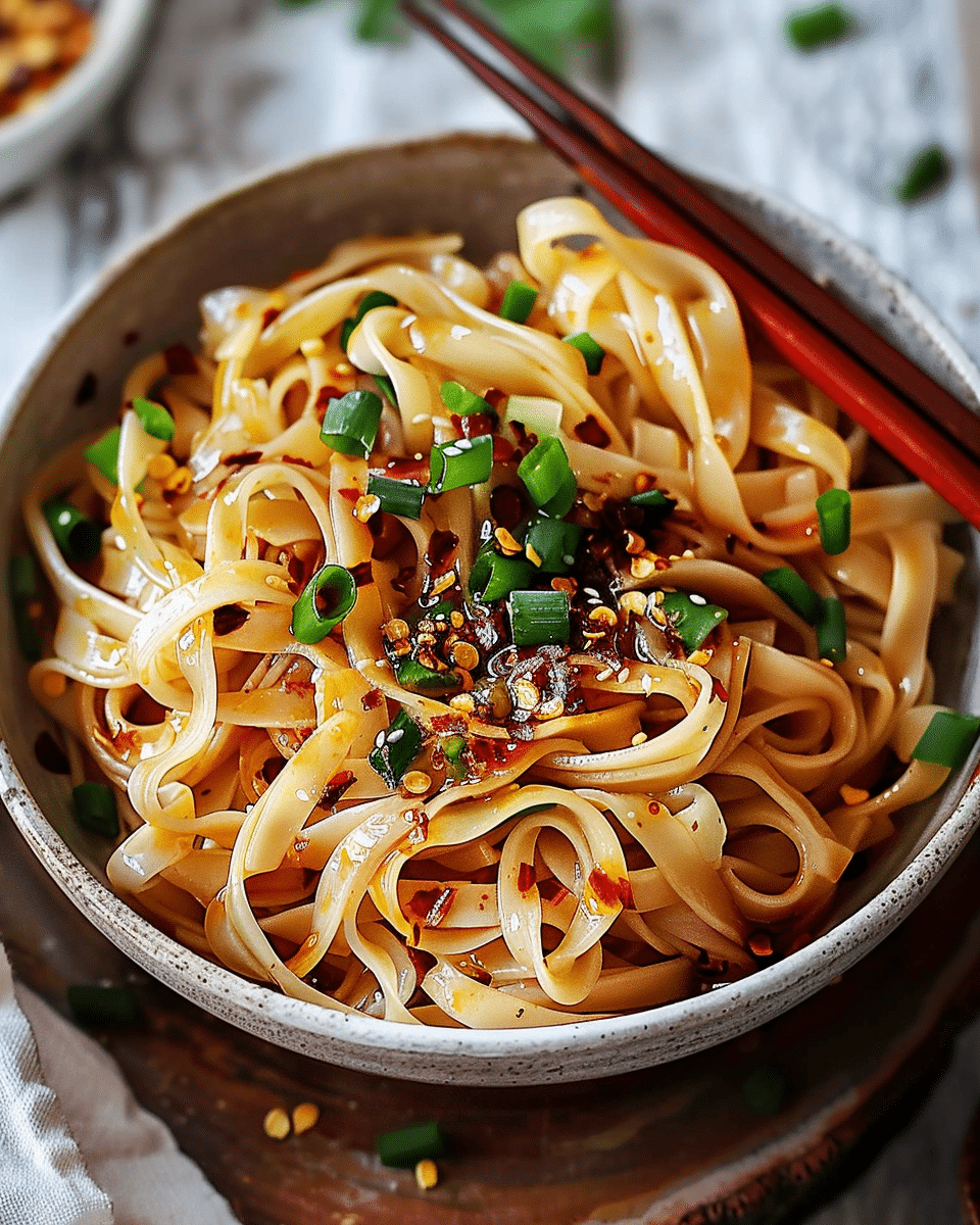 Easy 10-Minute Garlic Chili Oil Noodles for Busy Nights