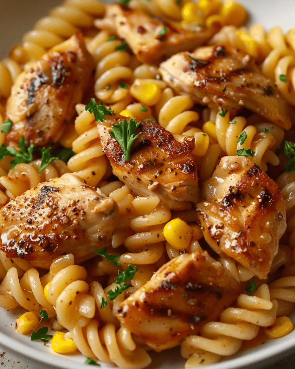 Chicken and Corn Pasta Recipe