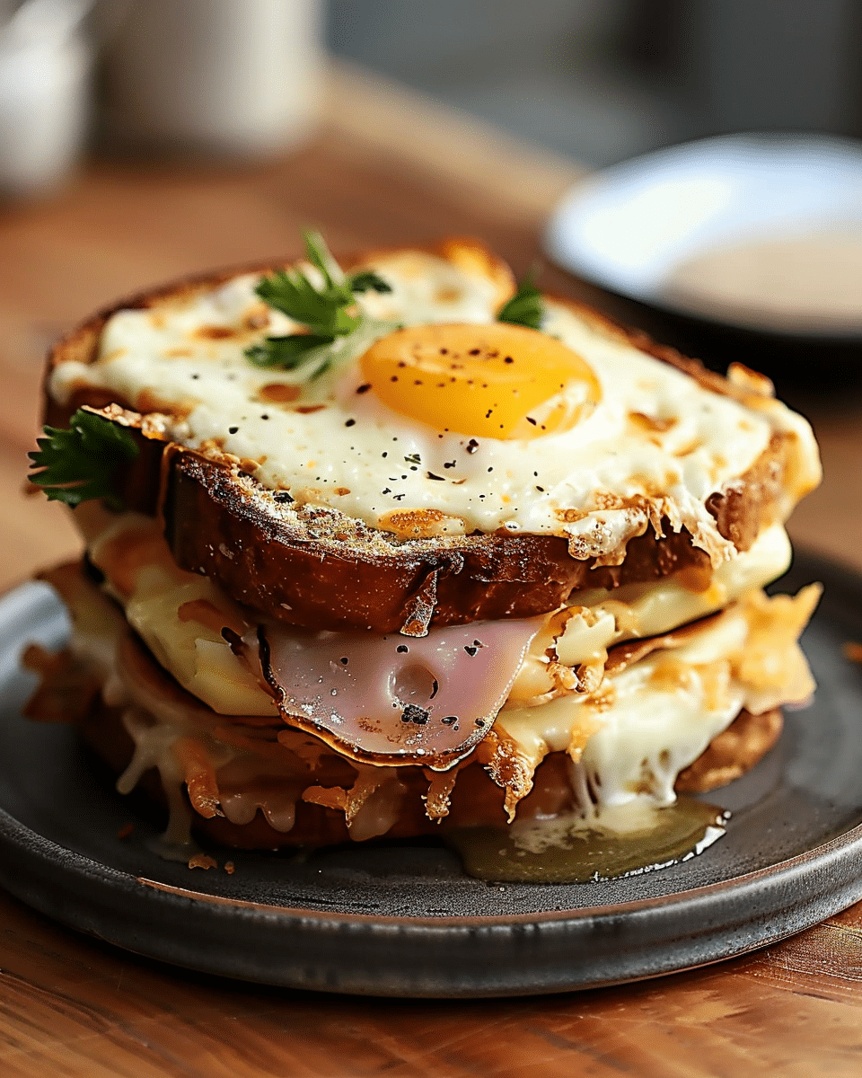 Classic Croque Madame: Quick French Sandwich Bliss