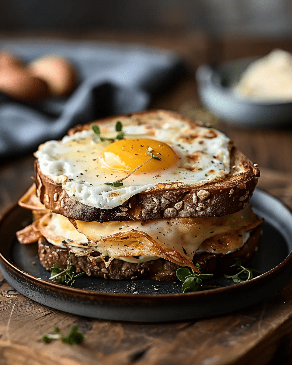 Classic Croque Madame: Quick French Sandwich Bliss