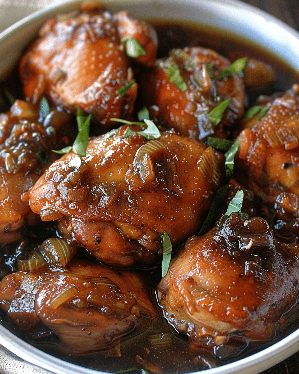 Classic Filipino Chicken Adobo
