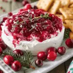 Creamy Cranberry Pepper Jelly Cream Cheese Dip