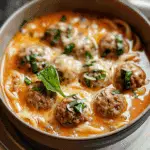 Creamy Italian Meatball Soup