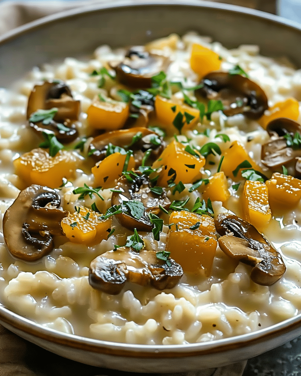 Creamy Mushroom Risotto