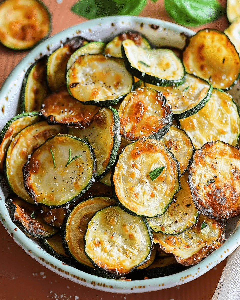 Crispy Easy Oven-Baked Zucchini Chips You’ll Crave Daily