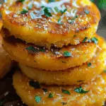 Crispy Parmesan Polenta Rounds