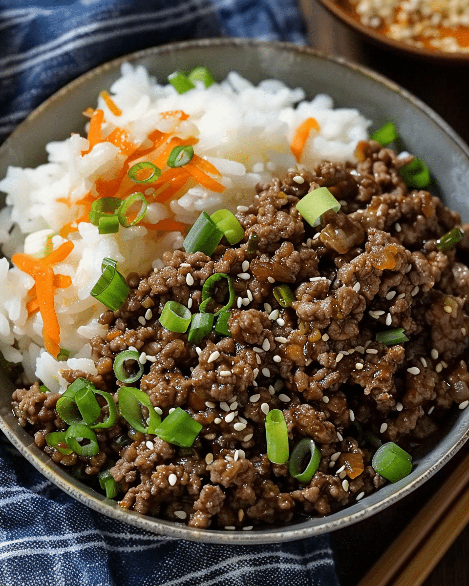 Easy Ground Beef Bulgogi