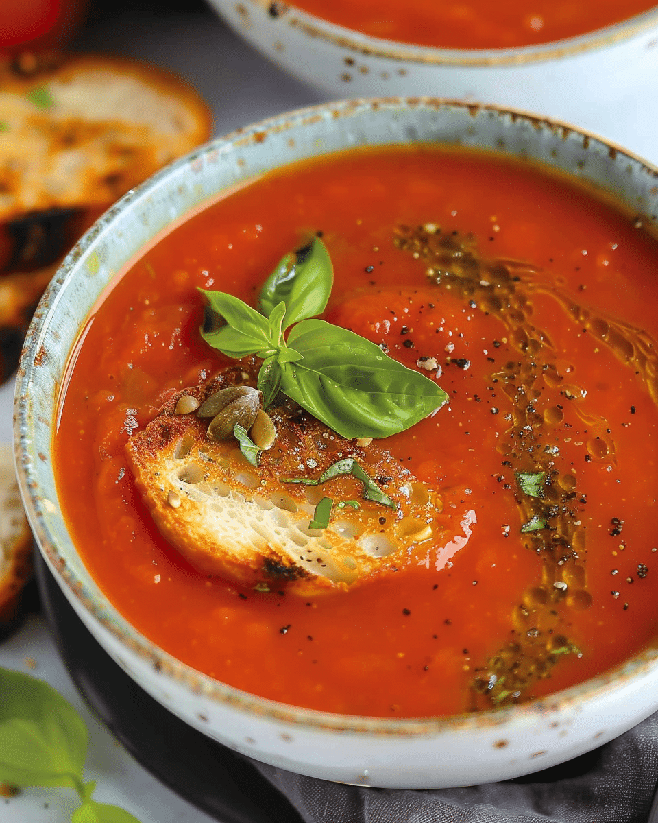 Easy Tomato Soup {Storecupboard Ingredients}