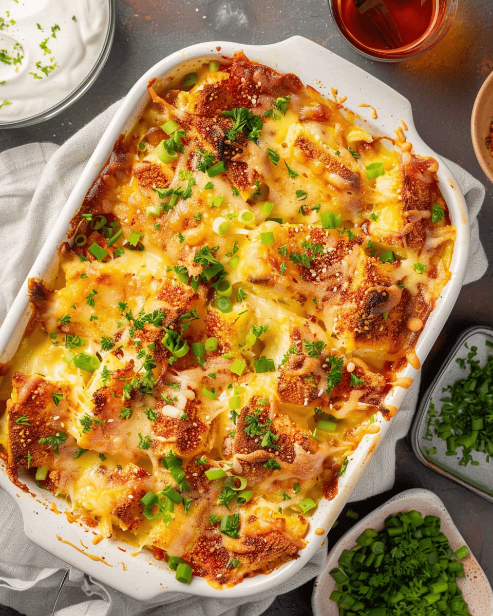 Everything Bagel Casserole