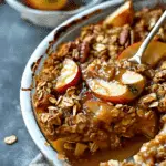 Glazed Apple Pie Baked Oatmeal