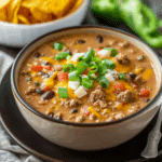Healthy Slow Cooker Nacho Soup