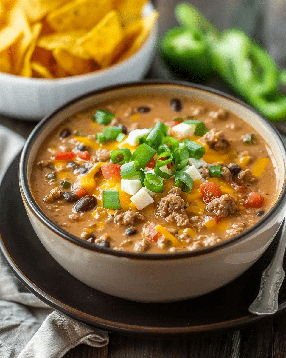 Healthy Slow Cooker Nacho Soup
