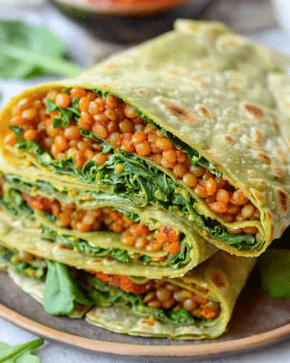 High-Protein Vegan Lentil Wraps