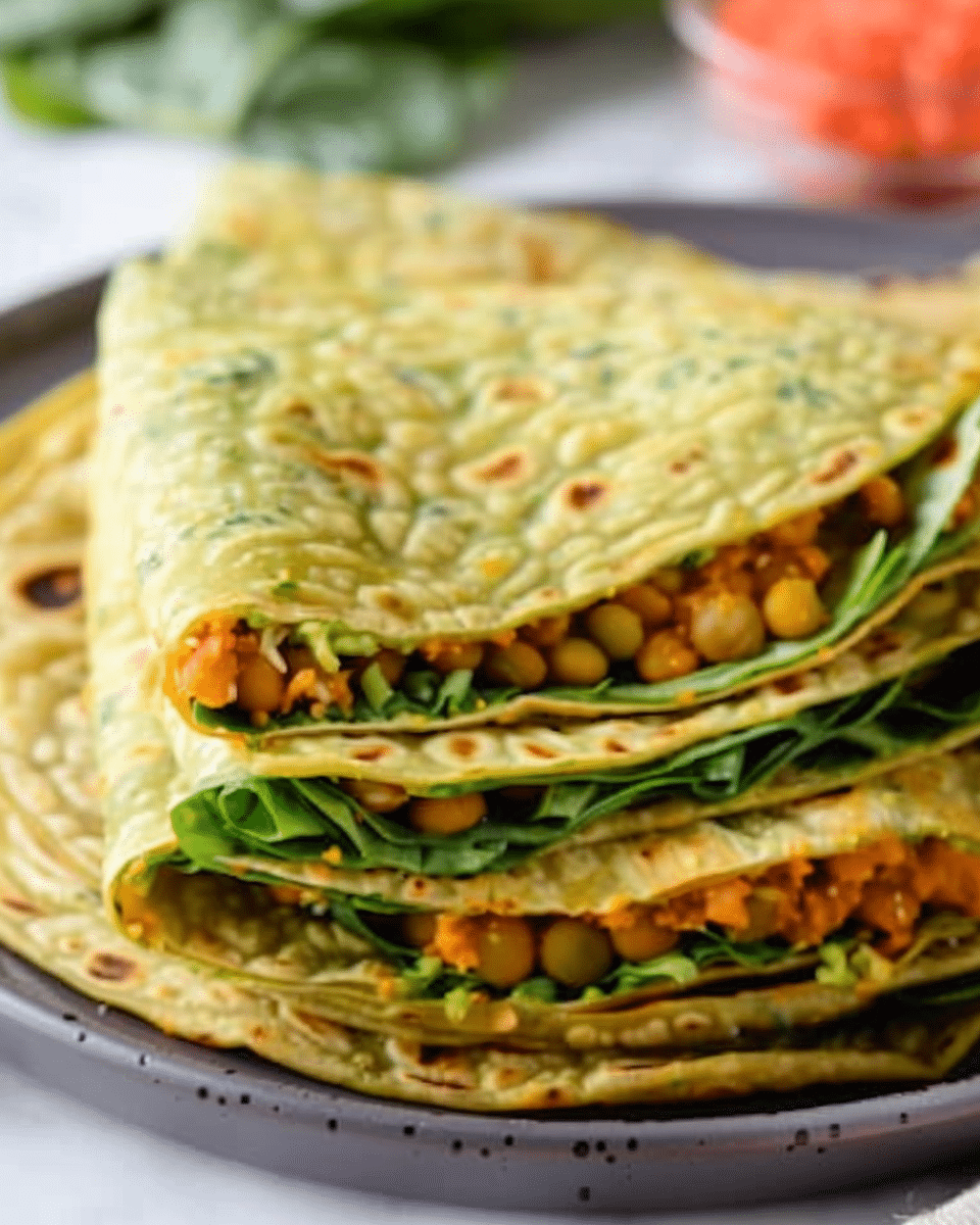 High-Protein Vegan Lentil Wraps