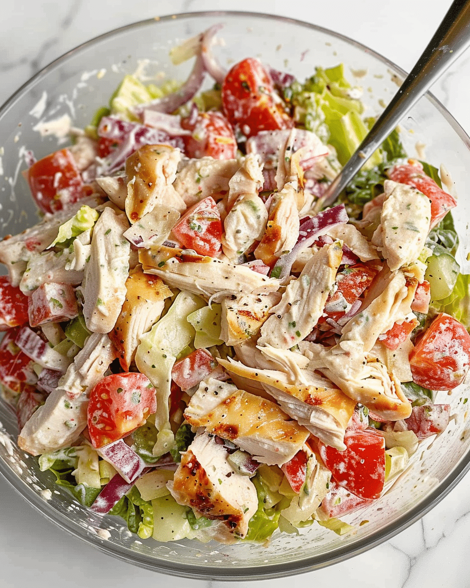 Italian Grinder Chicken Salad