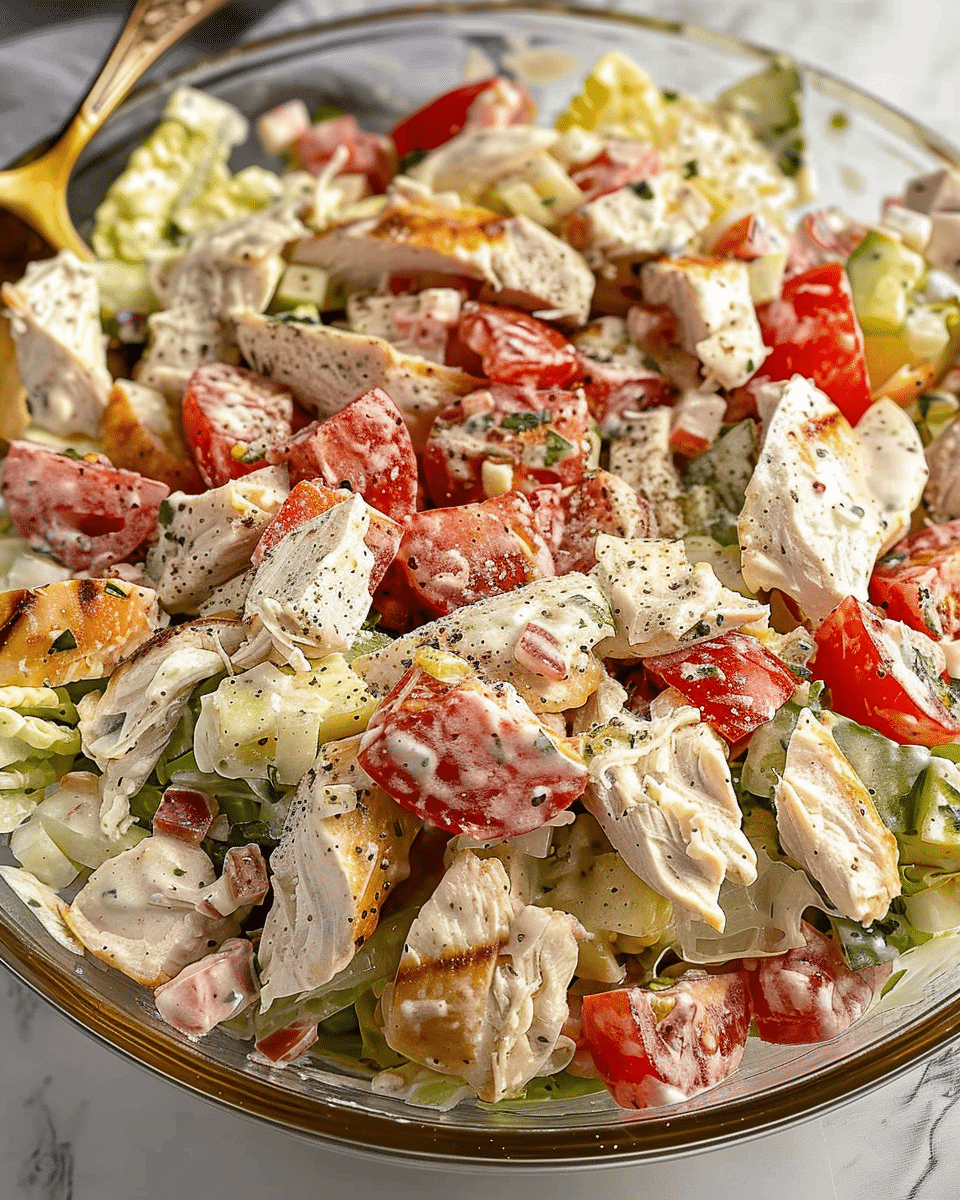 Italian Grinder Chicken Salad