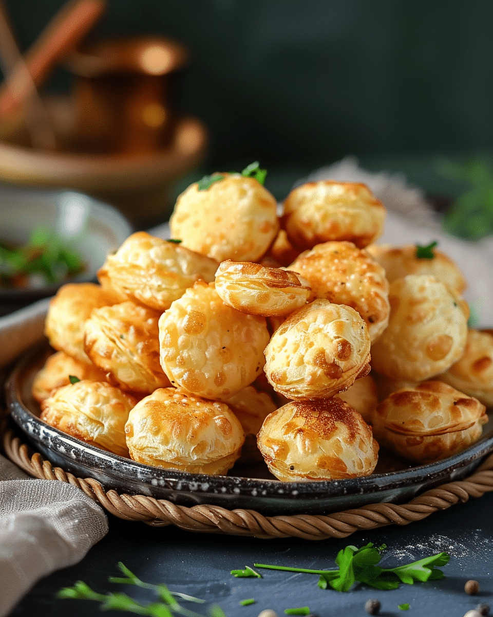 Keto Cheese Puffed Snacks