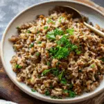 Mujadara - Lebanese Lentils and Rice Recipe