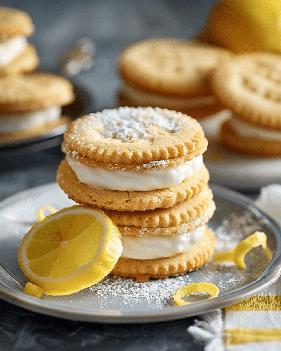 Lemon Sandwich Cookies