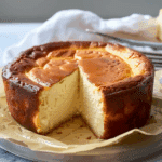 Loaf Pan Basque Cheesecake