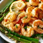 Meyer Lemon Garlic Shrimp and Asparagus Recipe