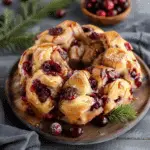 Mini Cranberry Brie Pull Apart Bread