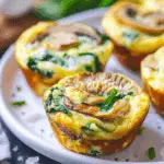 Mushroom Spinach Egg Muffin Recipe