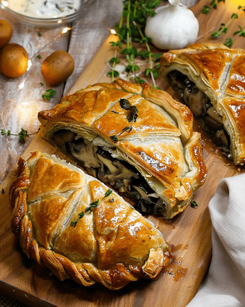 Mushroom Wellington {Easy Veggie Recipe}