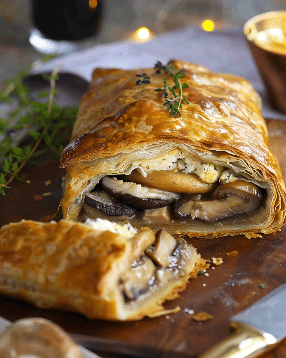 Mushroom Wellington {Easy Veggie Recipe}