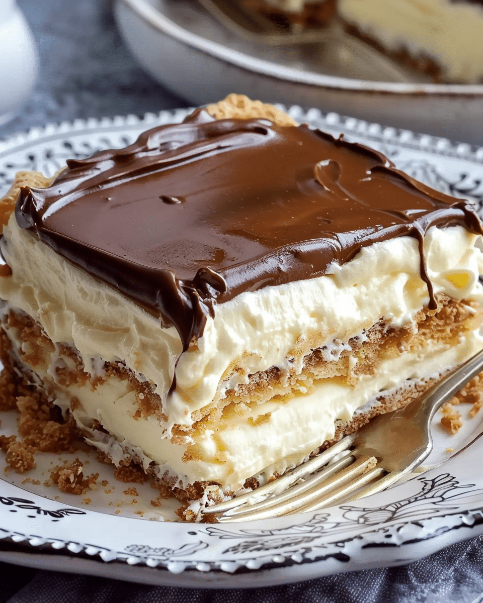 No-Bake Eclair Cake