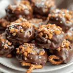 No-Bake Peanut Butter Pretzel Clusters