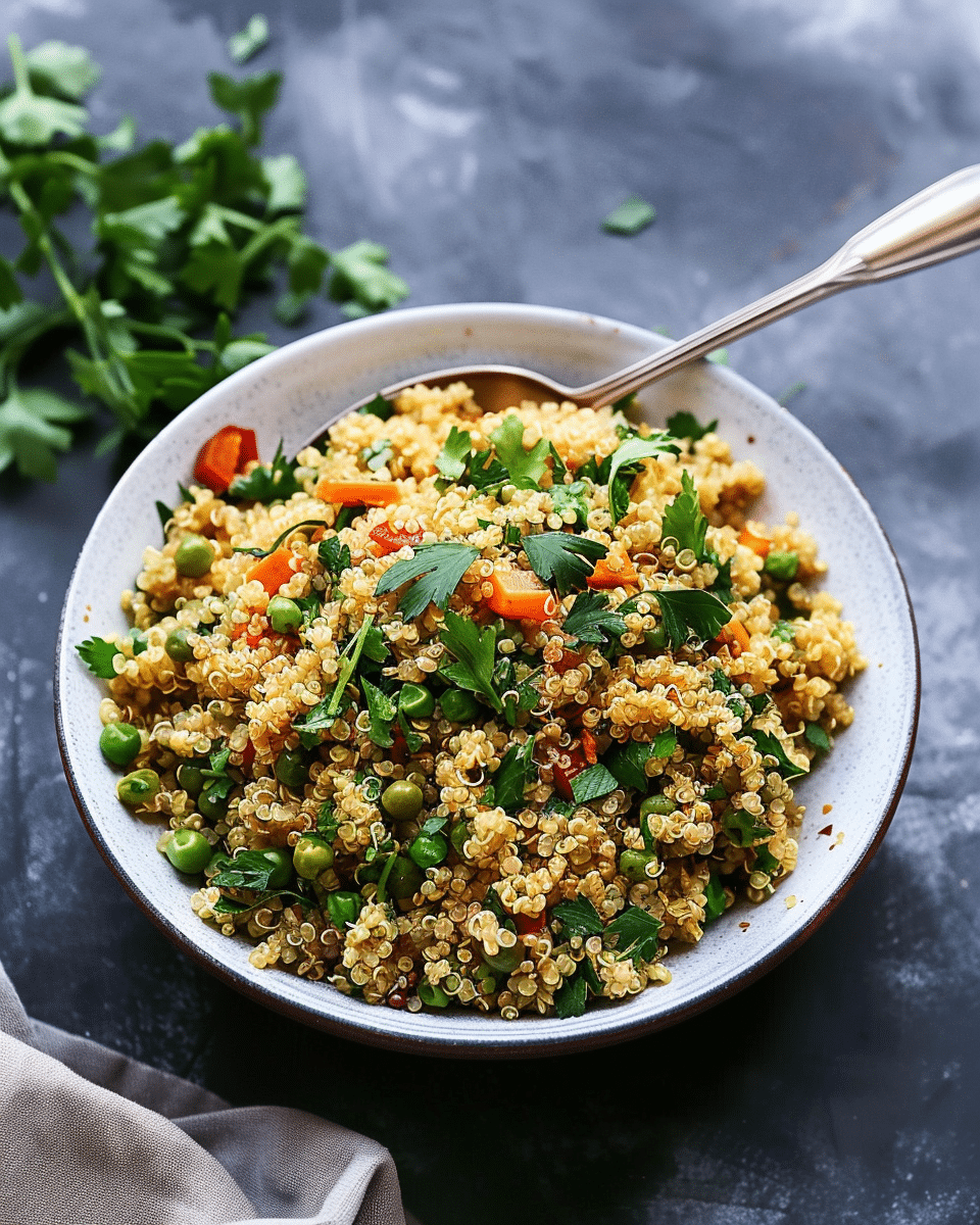 Protein Packed Quinoa Pilaf