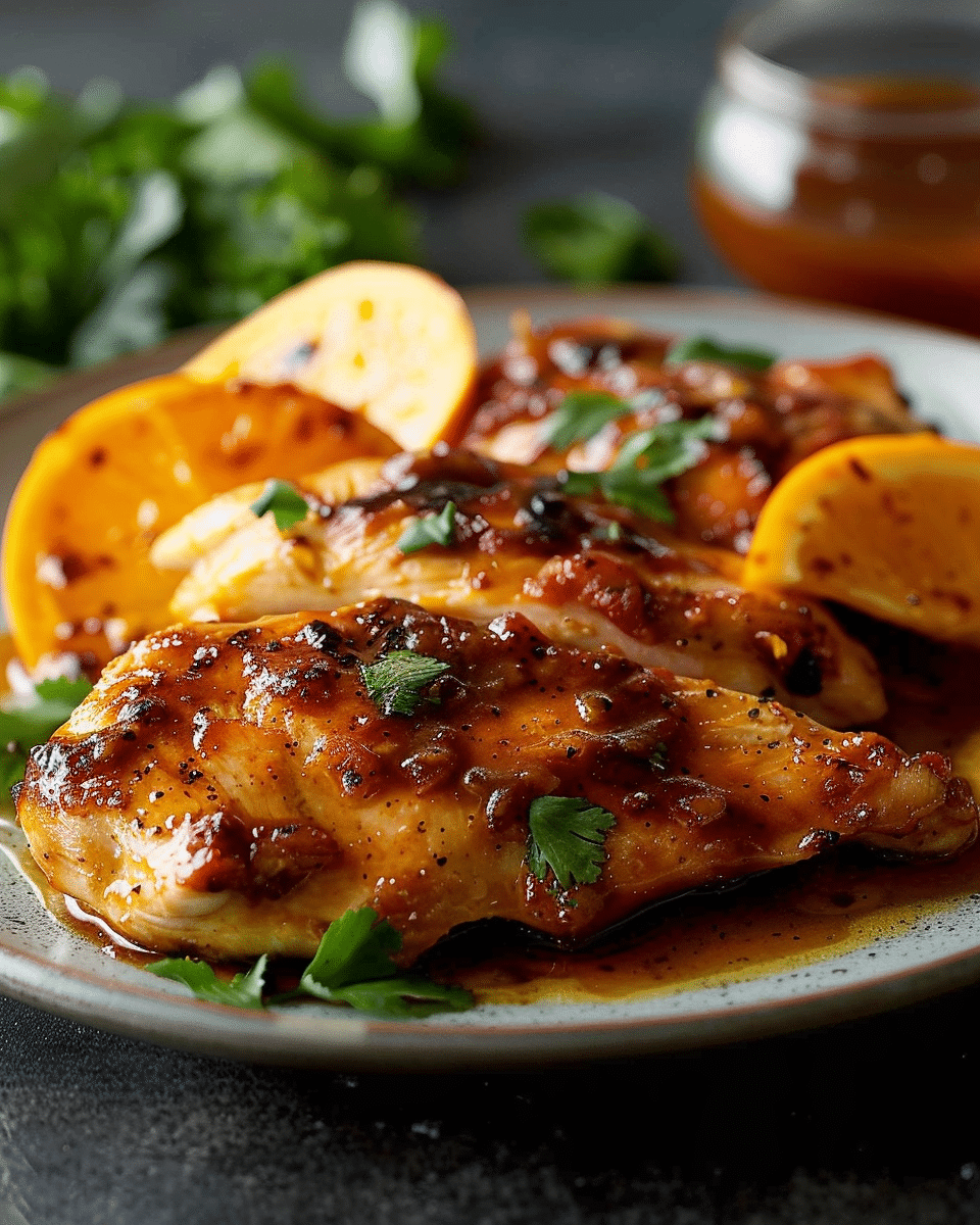 Orange-Chipotle Chicken