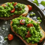 Pea Bruschetta