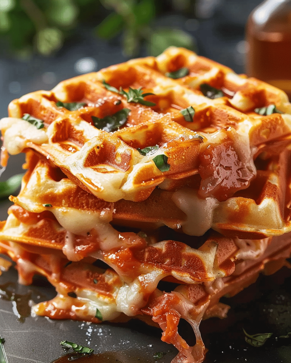 Delicious Twist: Pizza Stuffed Waffle Snacks You’ll Crave Every Time